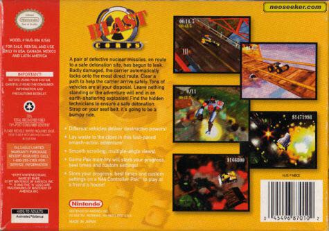 Blast Corps - Nintendo 64 (N64) video game collectible - Main Image 2