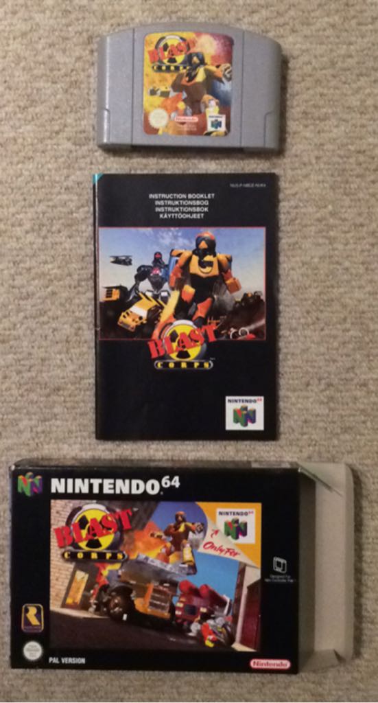 Blast Corps - Nintendo 64 (N64) (Nintendo) video game collectible - Main Image 2