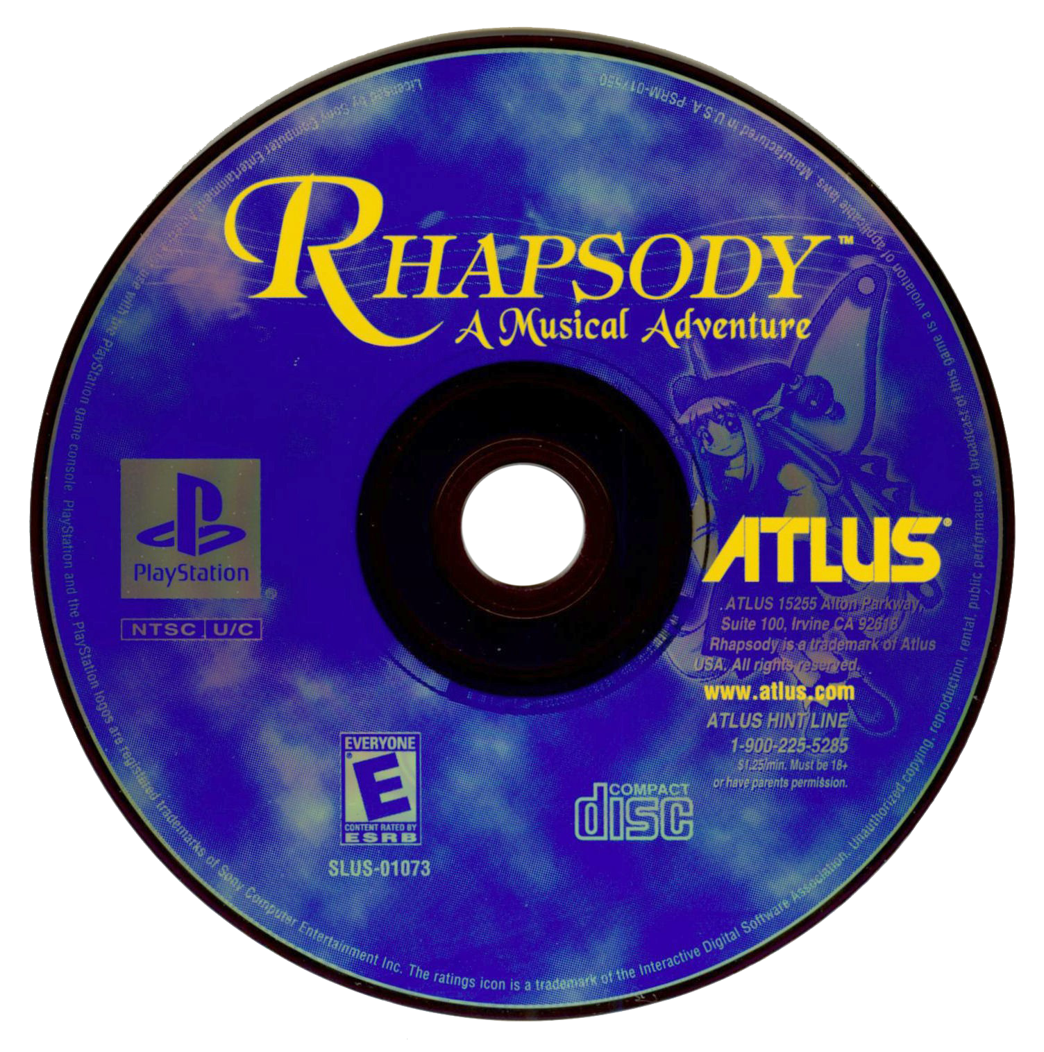 Rhapsody: A Musical Adventure - Sony PlayStation (Atlus - 1) video game collectible [Barcode 730865520183] - Main Image 3