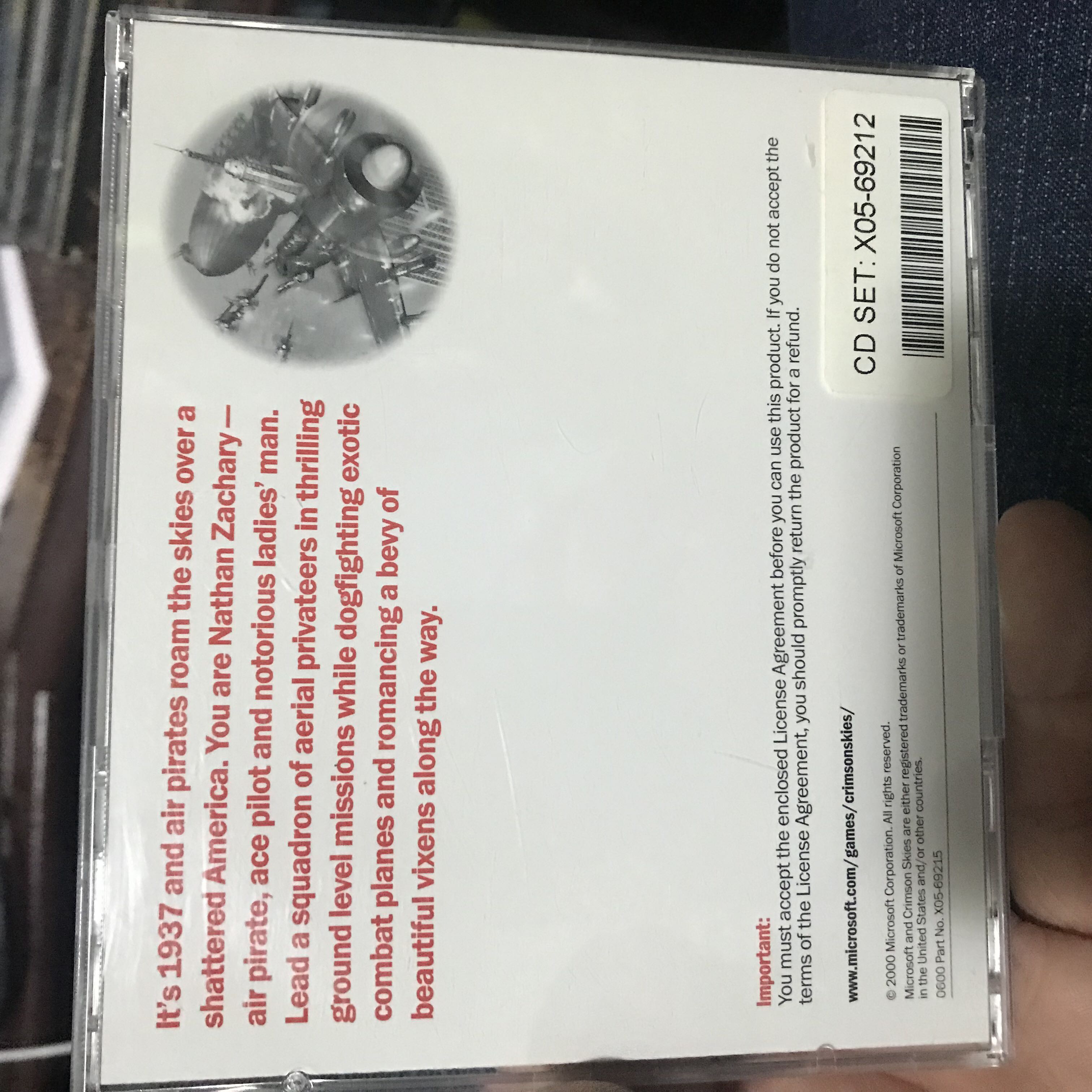 Crimson Skies - PC (Microsoft Game Studios - 1) video game collectible [Barcode 659556459789] - Main Image 2