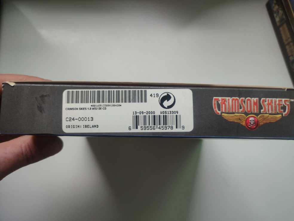 Crimson Skies - PC (Microsoft Game Studios - 1) video game collectible [Barcode 659556459789] - Main Image 4