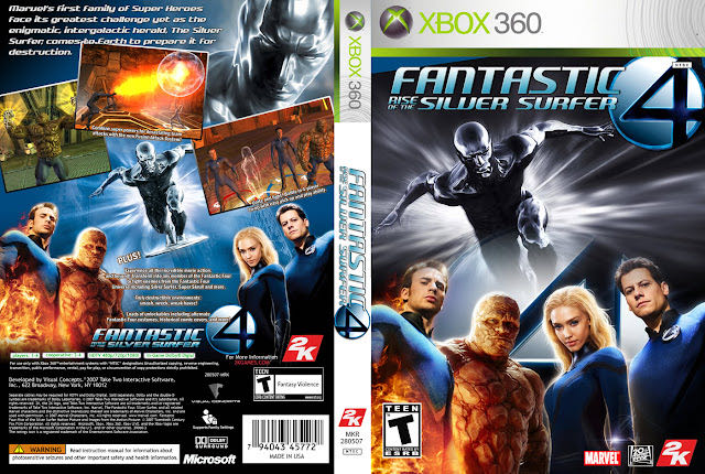Fantastic Four: Rise of the Silver Surfer - Microsoft Xbox 360 (2K Games - 1-4) video game collectible [Barcode 710425392016] - Main Image 2