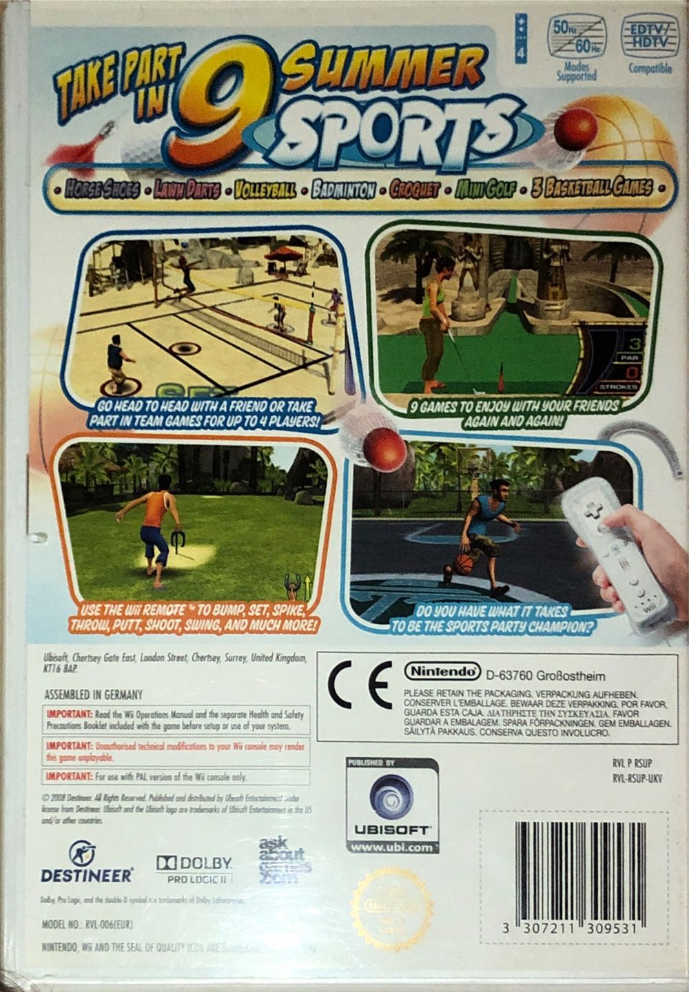 Sports Party - Nintendo Wii (Ubisoft - Wii) video game collectible [Barcode 3307211309531] - Main Image 2