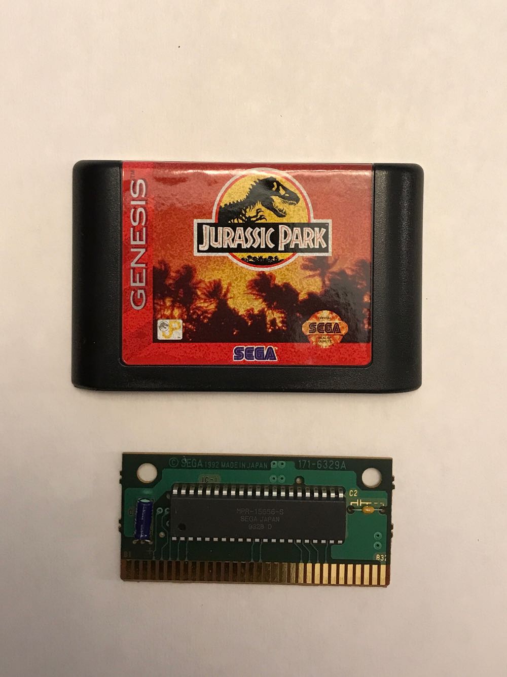 Jurassic Park - Sega Genesis (Mega Drive) (Sega - 1) video game collectible [Barcode 010086010565] - Main Image 3