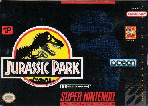 Jurassic Park - Nintendo Super Nintendo Entertainment System (SNES) (Ocean Software - 1) video game collectible - Main Image 1