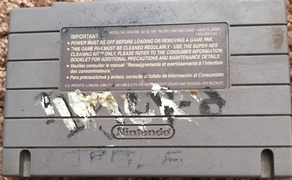 Jurassic Park - Nintendo Super Nintendo Entertainment System (SNES) video game collectible - Main Image 2