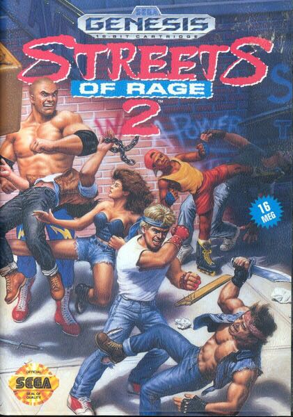 Streets of Rage 2 - Sega Genesis (Mega Drive) video game collectible - Main Image 1