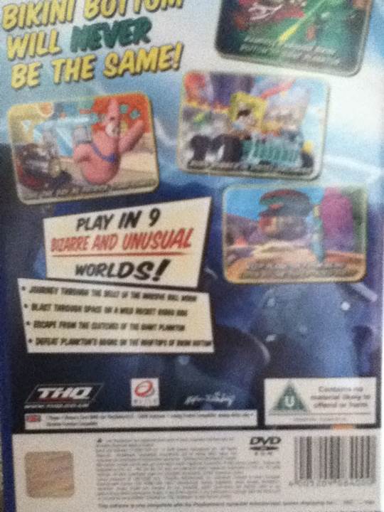 Spongebob Squarepants Creature From The Krusty Krab - Sony PlayStation 2 (PS2) (THQ - 1) video game collectible [Barcode 4005209084000] - Main Image 2