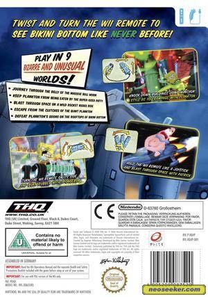 Spongebob Squarepants Creature From The Krusty Krab - Nintendo Wii video game collectible - Main Image 2