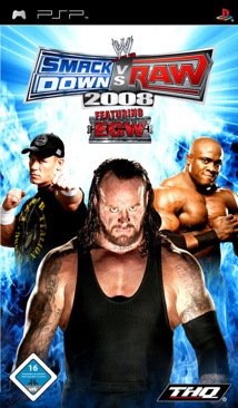 WWE Smackdown vs. Raw 2008 - Sony PlayStation Portable (PSP) video game collectible [Barcode 4005209097253] - Main Image 1