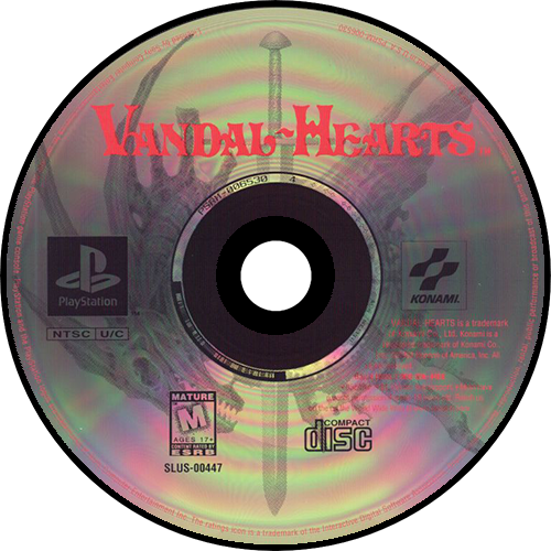 Vandal Hearts - Sony PlayStation (Konami - 1) video game collectible [Barcode 083717170235] - Main Image 3