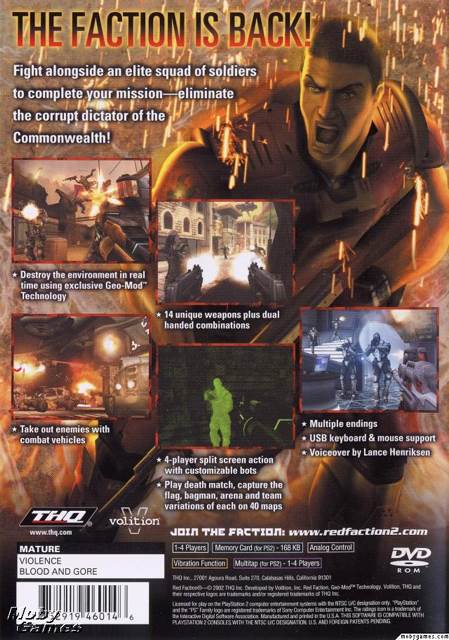 Red Faction 2 - Nintendo GameCube (THQ - 1-4) video game collectible [Barcode 4005209044271] - Main Image 2
