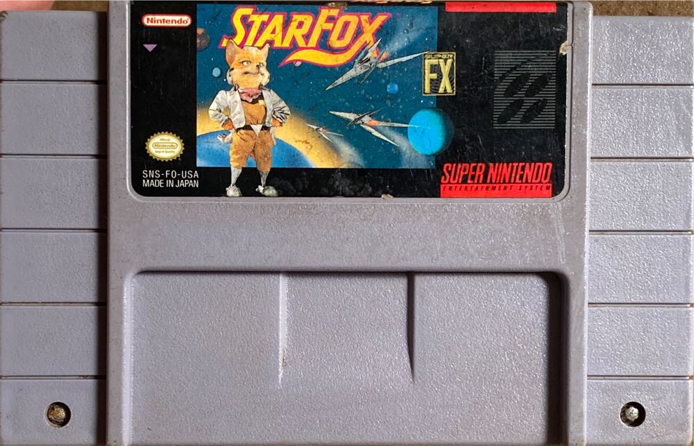Star Fox - Nintendo Super Nintendo Entertainment System (SNES) (Nintendo - 1) video game collectible - Main Image 1