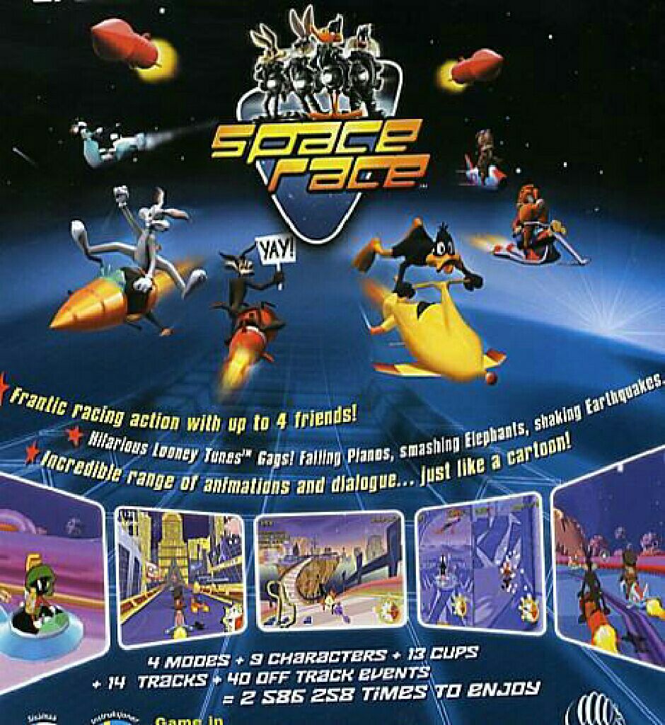 Space Race - Sony PlayStation 2 (PS2) (Infogrames) video game collectible [Barcode 3546430019450] - Main Image 2