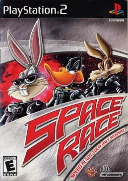 Looney Tunes: Space Race - Sony PlayStation 2 (PS2) (Infogrames - 4) video game collectible [Barcode 742725226340] - Main Image 1