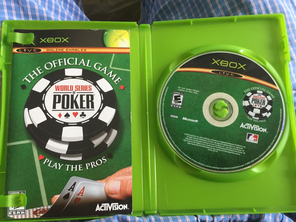 World Series of Poker - Microsoft Xbox video game collectible - Main Image 2