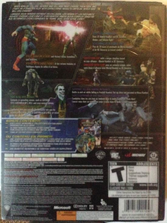 Mortal Kombat Vs. DC Universe - Kollector’s Edition - Microsoft Xbox 360 (Midway - 2) video game collectible [Barcode 031719901043] - Main Image 2