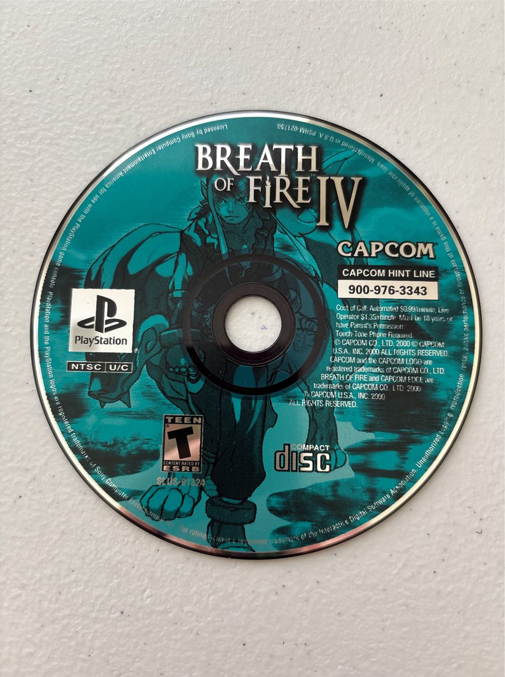 Breath of Fire IV - Sony PlayStation (Capcom - 1) video game collectible - Main Image 2