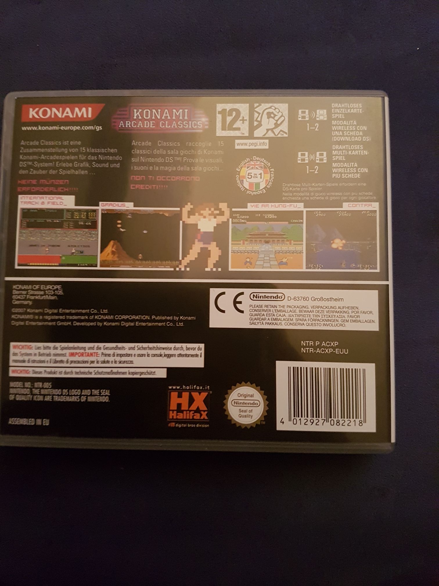 Konami Arcade Classics - Nintendo DS (Konami) video game collectible [Barcode 4012927082218] - Main Image 2