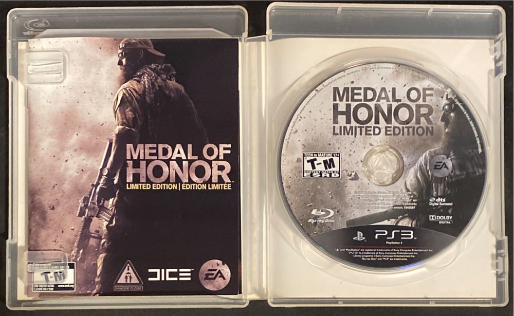 Medal Of Honor Limited Edition - Sony PlayStation 3 (PS3) (Electronic Arts - 24) video game collectible [Barcode 014633357158] - Main Image 3