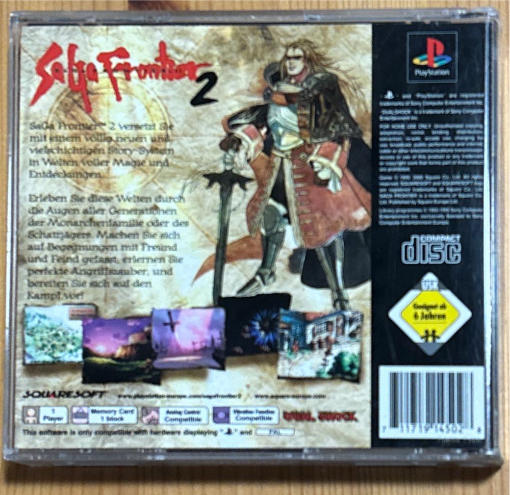 Saga Frontier 2 - Sony PlayStation video game collectible [Barcode 711719145028] - Main Image 3