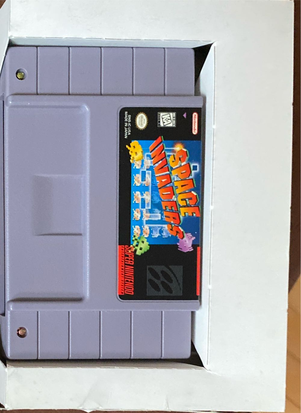 Space Invaders - Nintendo Super Nintendo Entertainment System (SNES) (Nintendo - 1) video game collectible [Barcode 045496830649] - Main Image 3