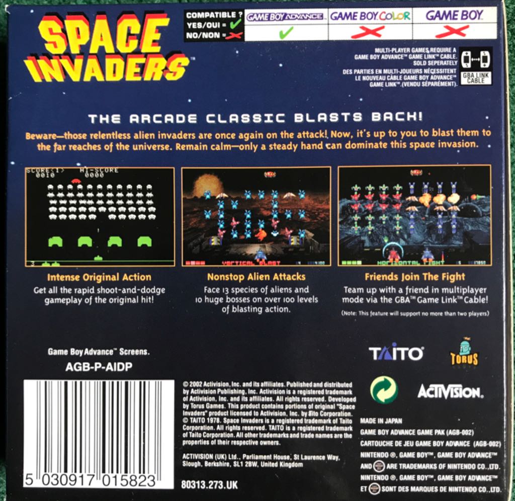 Space Invaders - PC video game collectible [Barcode 5030917015823] - Main Image 2