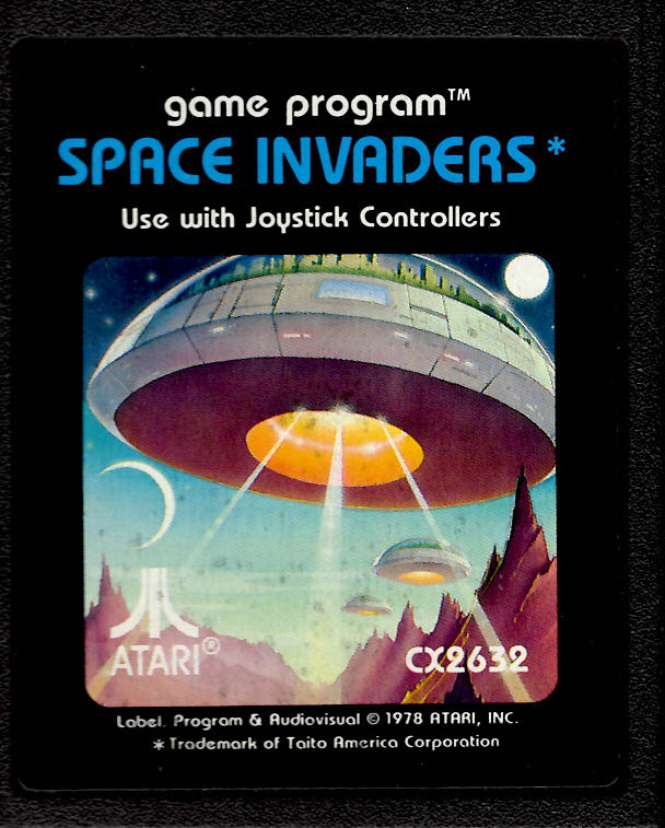 Space Invaders - Atari 2600 (Taito Corporation - 1-2) video game collectible - Main Image 4