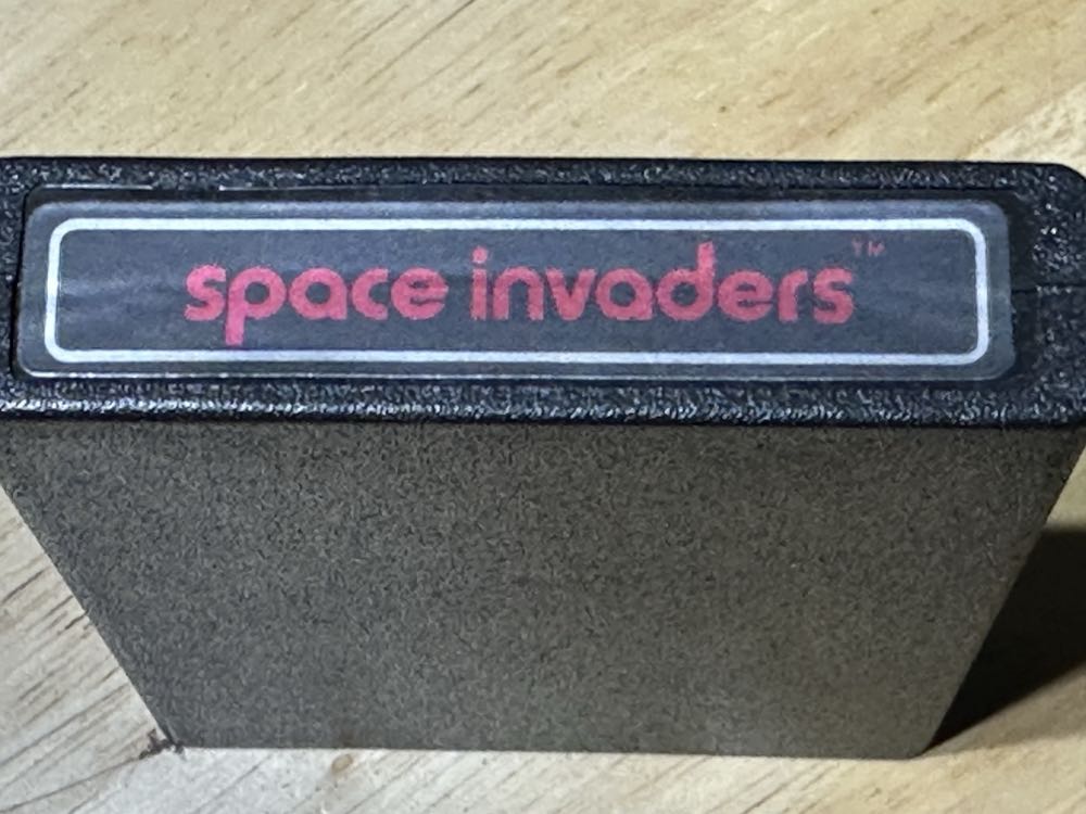 Space Invaders Text No Taito - Atari 2600 video game collectible - Main Image 2