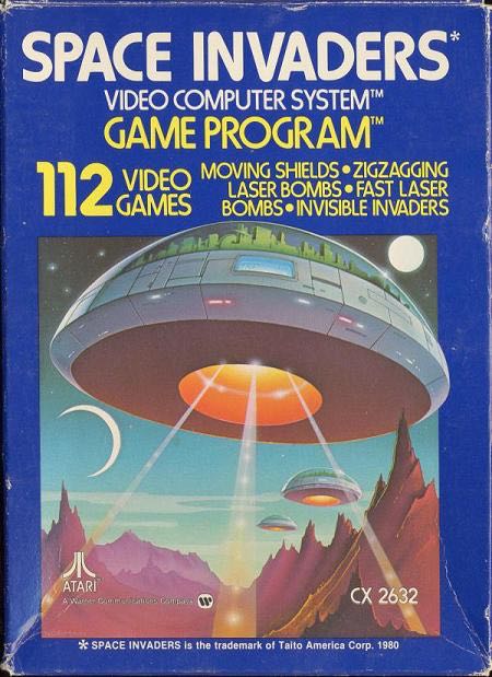 Space Invaders - Atari 2600 (Atari - 1) video game collectible - Main Image 1