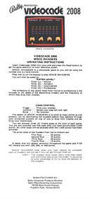 Space Invaders - Bally Video Arcade (Bally) video game collectible - Main Image 2