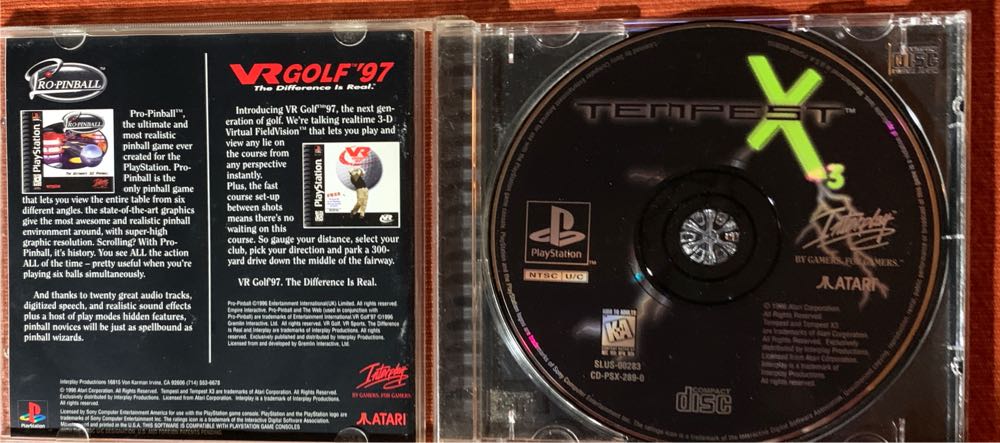 Tempest X3 - Sony PlayStation (Interplay Entertainment - 2) video game collectible [Barcode 040421892891] - Main Image 3