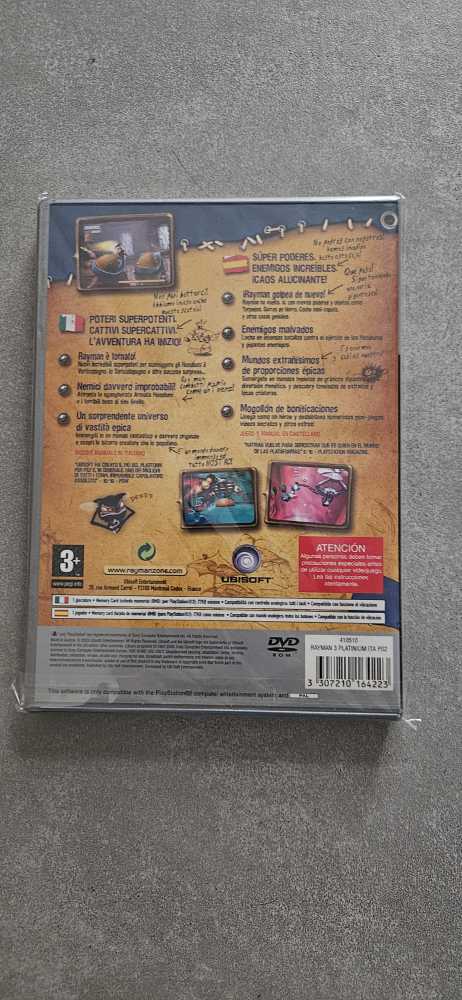 Rayman 3 Hoodlum Havoc - Sony PlayStation 2 (PS2) video game collectible [Barcode 3307210164223] - Main Image 2