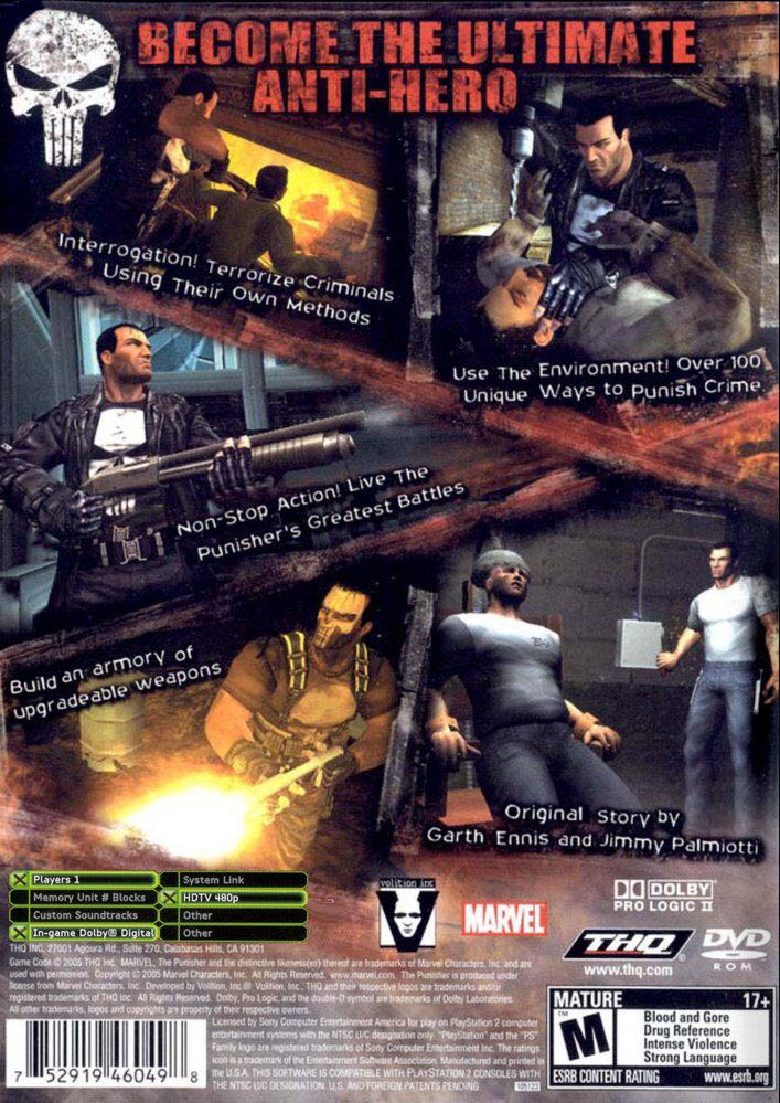 The Punisher - Microsoft Xbox (THQ - 1) video game collectible [Barcode 4005209062244] - Main Image 2