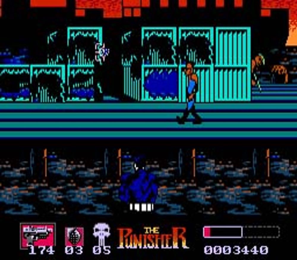 Punisher, The - Nintendo Entertainment System (NES) (LJN - 1) video game collectible - Main Image 3