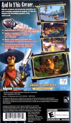 Kao Challengers - Sony PlayStation Portable (PSP) (1-4) video game collectible [Barcode 3546430119853] - Main Image 2