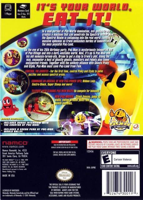 Pac-Man World 3 - Nintendo GameCube (1) video game collectible [Barcode 5030942049398] - Main Image 2