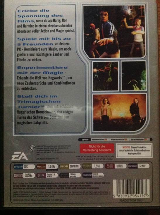 Harry Potter und der Feuerkelch - PC video game collectible [Barcode 5030932054197] - Main Image 2