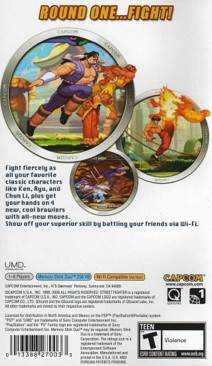 Street Fighter Alpha 3 Max - Sony PlayStation Portable (PSP) (Capcom - 2) video game collectible [Barcode 5055060910238] - Main Image 2