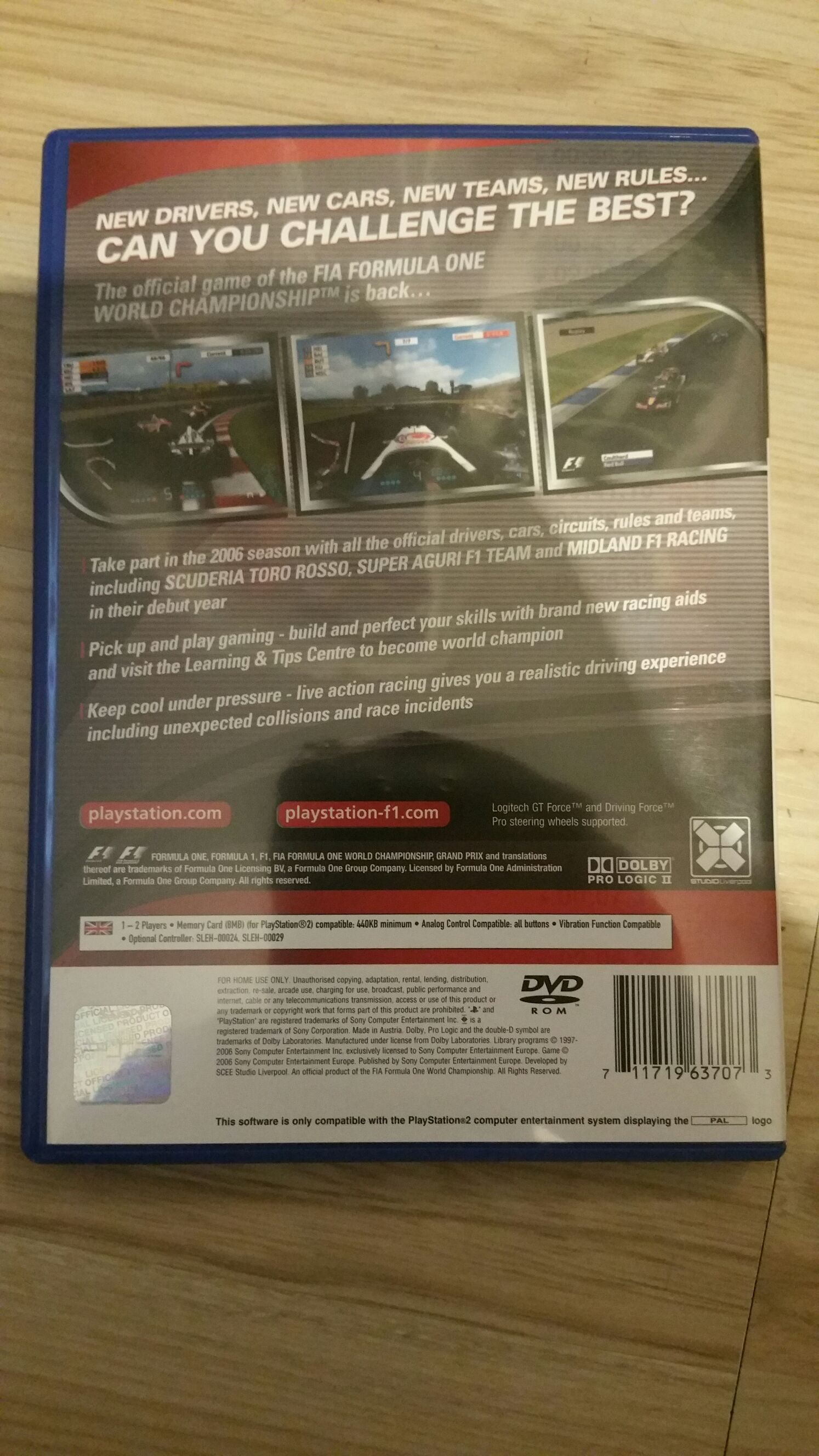 Formula One 06 - Sony PlayStation 2 (PS2) (1-2) video game collectible [Barcode 711719637073] - Main Image 2