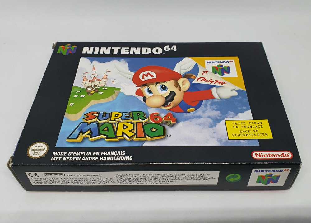 Super Mario 64 - Nintendo 64 (N64) (Nintendo - 1) video game collectible [Barcode 045496870010] - Main Image 4