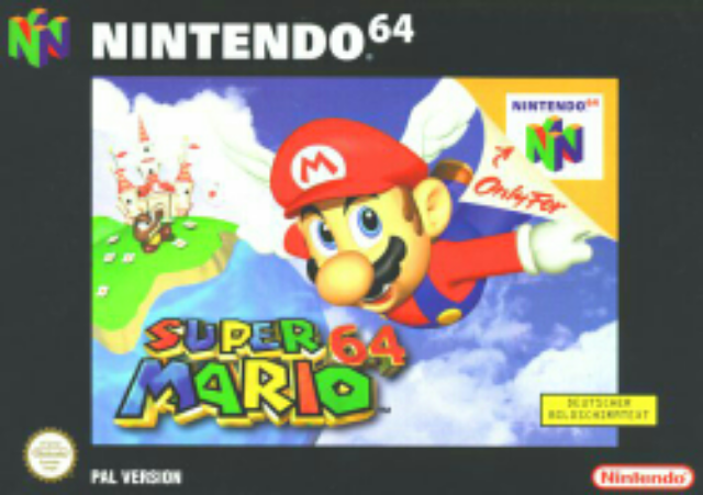 Super Mario 64 - Nintendo 64 (N64) video game collectible - Main Image 1