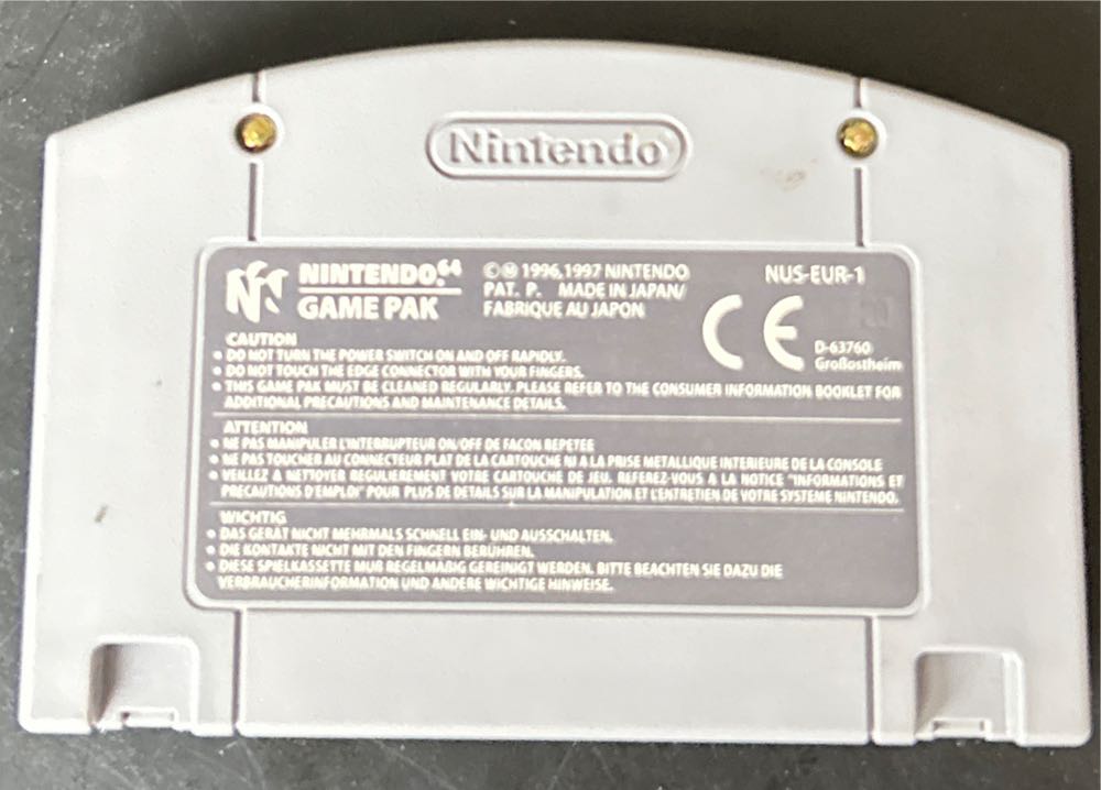 Super Mario 64 - Nintendo 64 (N64) video game collectible - Main Image 2