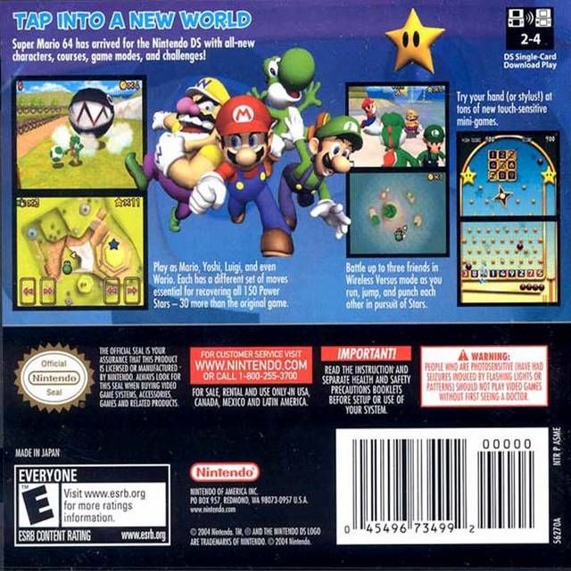 Super Mario 64 DS - Nintendo DS (Nintendo - 1-4 players) video game collectible - Main Image 2