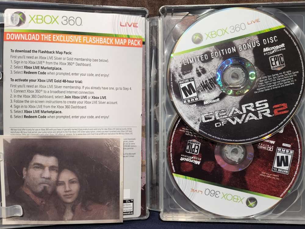 Gears Of War 2 - Microsoft Xbox 360 (Microsoft/ Epic Games) video game collectible [Barcode 777720785660] - Main Image 3