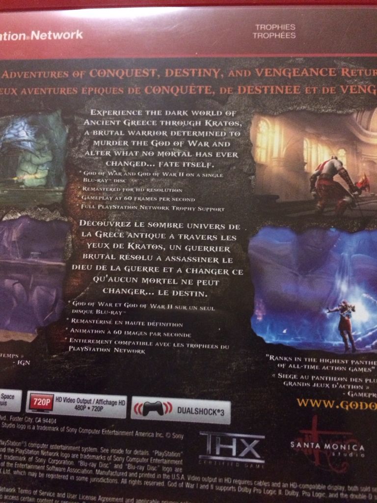 God of War 2 - Sony PlayStation 3 (PS3) (Sony) video game collectible - Main Image 2