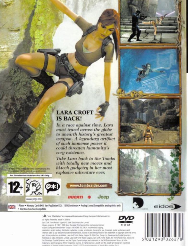 Lara Croft Tomb Raider Legend - Platinum - PC video game collectible - Main Image 2