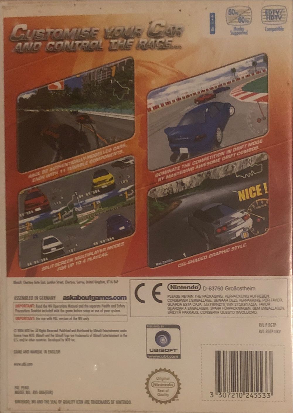 GT Pro Series - Nintendo Wii (Ubisoft - 4) video game collectible [Barcode 3307210245533] - Main Image 2