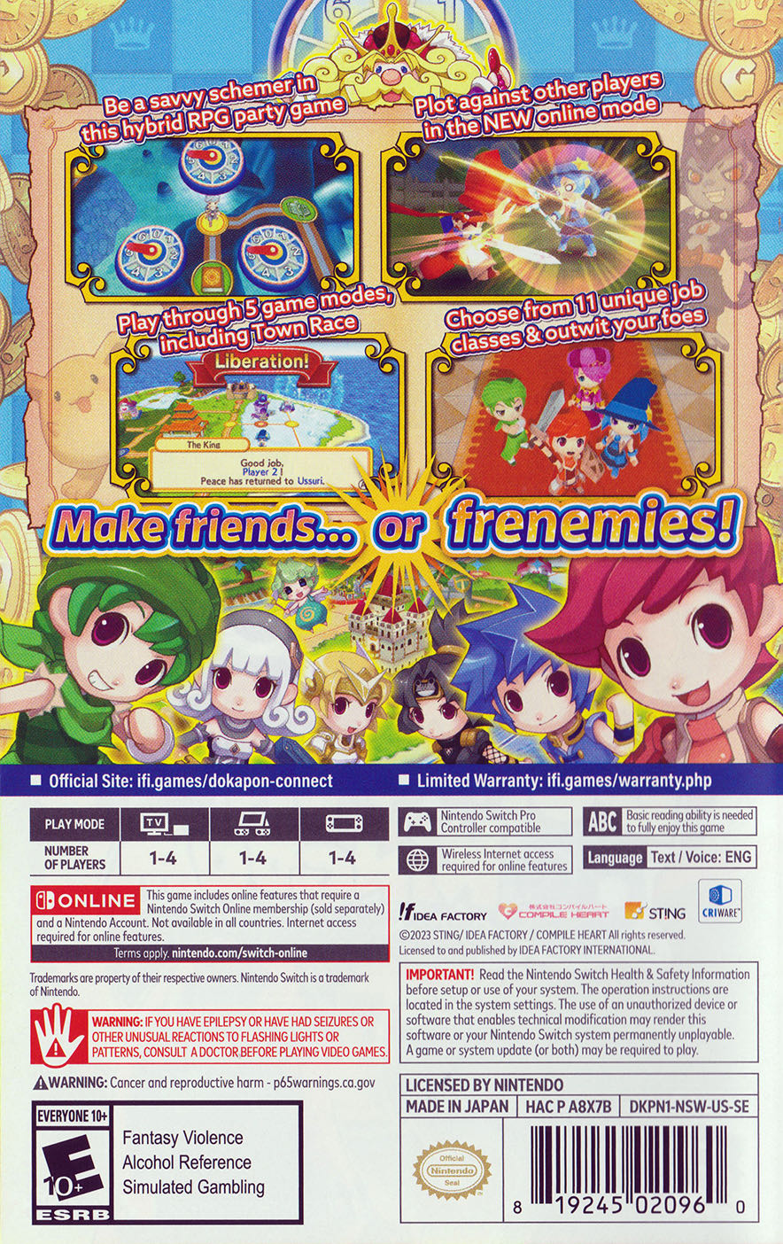 Dokapon Kingdom - Nintendo Wii (Atlus - 1-4) video game collectible - Main Image 3