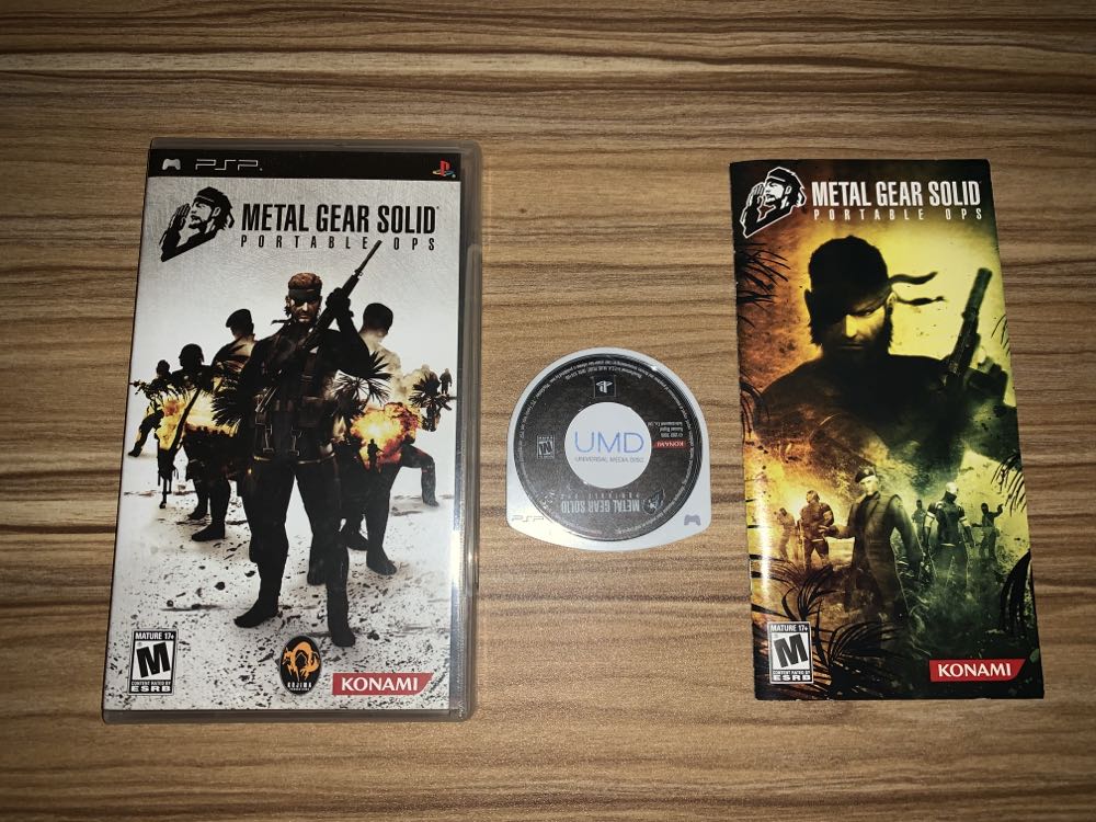 Metal Gear Solid: Portable Ops - Sony PlayStation Portable (PSP) (Konami - 1) video game collectible [Barcode 083717260318] - Main Image 3